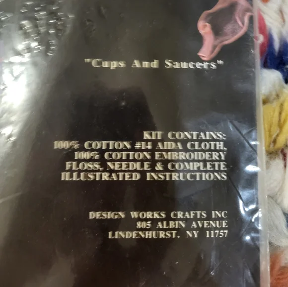 Vintage Counted cross stitch 9x26 picture kit by design works - Picture 2 of 5